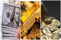 طلای ۱۸عیار نرخ ارز دلار سکه طلا / قیمت طلا امروز چهارشنبه ۲۹ بهمن ترمز برید