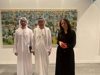 ولیعهد ابوظبی و آرت ابوظبی Abu Dhabi Art 2023