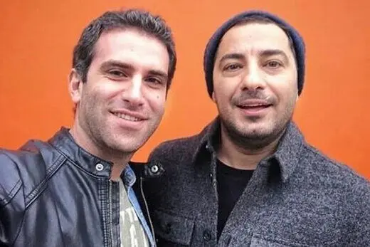 سنگ تمام نوید محمدزاده و بهرام افشاری برای هوتن شکیبا/ عکس