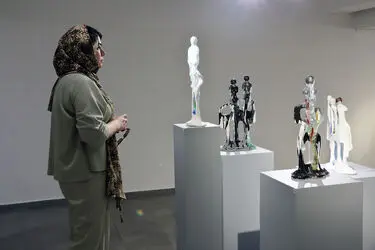 تبلور خاک فاطمه اسدی در گالری مژده