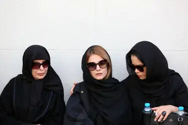 تشییع پیکر سید ضیاءالدین دری از خانه سینما