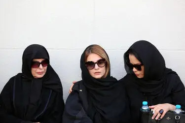 تشییع پیکر سید ضیاءالدین دری از خانه سینما