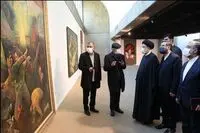 President Raisi visits Fajr visual art festival