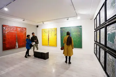 نمایشگاه آثار ایرج اسکندری در گالری ساربان