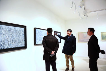 نمایشگاه آثار منوچهر نیازی در گالری بوم 