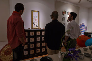 نمایشگاه آثار نقاشی و سرامیک چیبا میاماتو در خانه سرامیک فرزانه