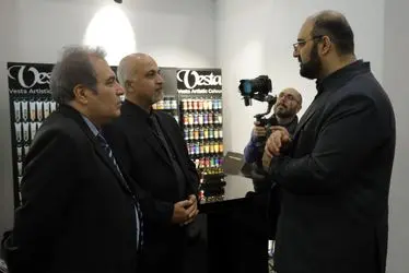 Vesta Color at the first Tehran Art Fair