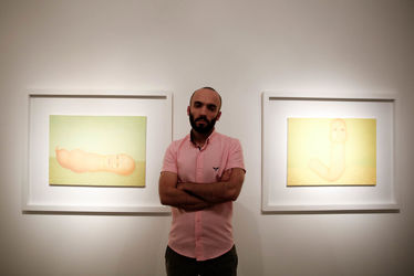 افتتاحیه نمایشگاه نقاشی های علی شایسته در گالری طراحان آزاد