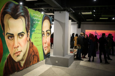 افتتاحیه طراحی اعلان سردر سینما در ایران در گالری سلام