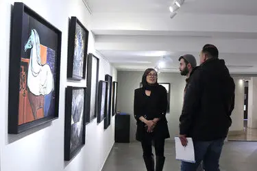 نمایشگاه نقاشی‌های طلیعه کامران در گالری مژده