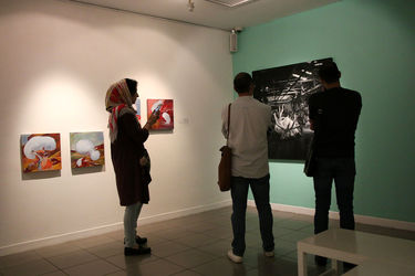 افتتاحیه نمایشگاه گروهی نقاشی و مجسمه با عنوان "بوم" در گالری ویستا