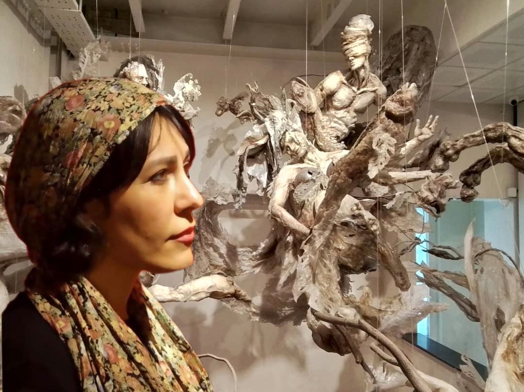 Vohu-Manah (Vohuman) in Bundahishn by Elham Fallahi :The Wounded Guardian of Waters, Raha Gallery Collection