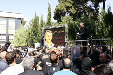 مراسم تشییع زنده‌یاد ناصر فرهودی در تالار وحدت