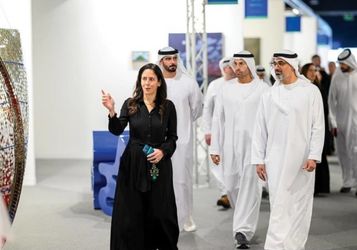 شیخ خالد بن محمد بن زاید آل نهیان و آرت ابوظبی Abu Dhabi Art 2023