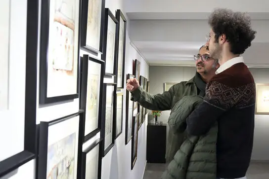  نمایشگاه مروری بر آثار بهمن رضایی در گالری مژده