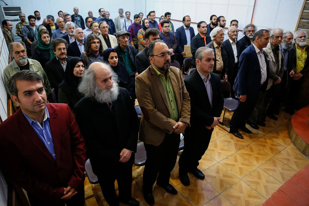بزرگداشت منوچهر معتبر در هنرستان هنرهای زیبای تهران