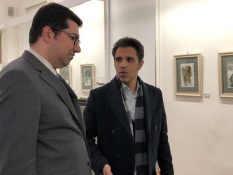 نمایشگاه آثار مسلم علم‌زاده و حسن روح‌الامین در باغ موزه هنر ایرانی