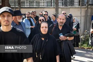 تشییع پیکر رضا داوودنژاد
