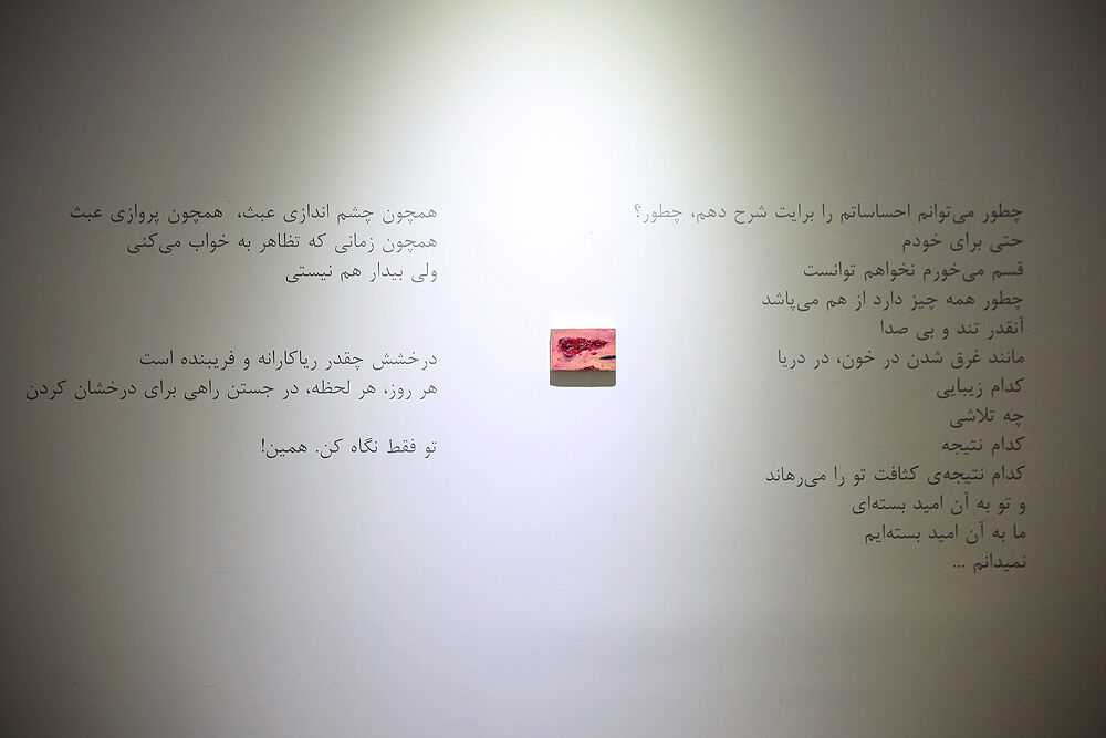نمایشگاه آثار حامد دندی در گالری اعتماد نگارستان