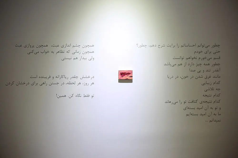 نمایشگاه آثار حامد دندی در گالری اعتماد نگارستان