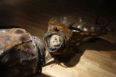 افتتاحیه نمایشگاه آثار ناصر گیو قصاب در گالری آ