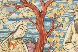 Manuscripts carrying paintings of ancient Persian gardens on view at Berlin State Museum