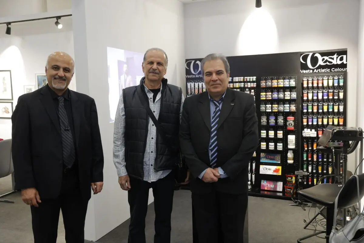 Photos: Vesta Color at the first Tehran Art Fair