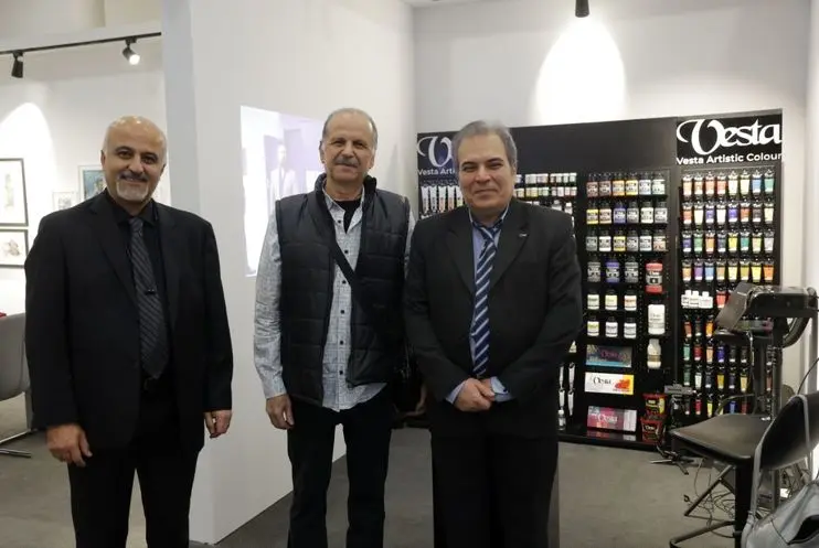 Photos: Vesta Color at the first Tehran Art Fair