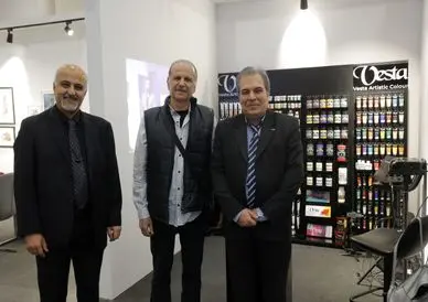 Photos: Vesta Color at the first Tehran Art Fair