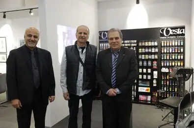 Photos: Vesta Color at the first Tehran Art Fair