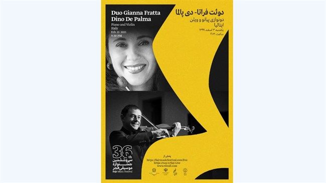 Italian De Palma-Fratta perform two acclaimed concerts in Tehran 