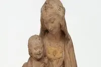 نمایش مجسمه لئوناردو داوینچی از چهره مریم مقدس