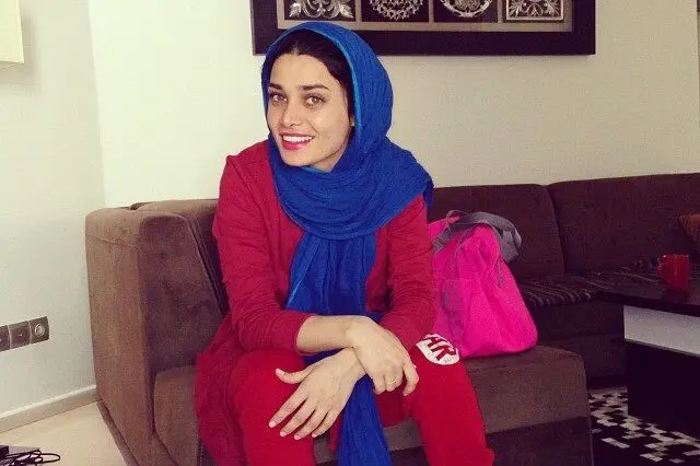 تینا آخوندتبار در سینما بوکسور می‌شود / عکس
