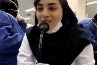 ویدئو: شعرخوانی خانم پرستار در بیمارستان/ ما به بی مهری این زمانه عادت داریم