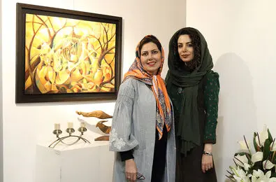 سرمست شوید مثل مولکول‌های آب/ گزارش تصویری از آثار سپیده مشایخی