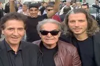 عکس صمیمانه حمید لولایی و فوتبالیست مشهور در فیلم تازه