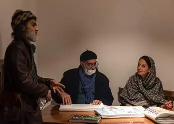 حمید رضا قوی پنجه در گالری بنیاد ایرج زند