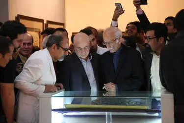 نمایشگاه آثار خوشنویسی علی شیرازی در موزه امام علی(ع)