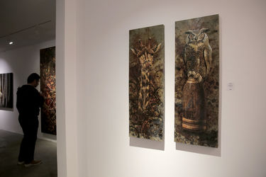 نمایشگاه نقاشی‌­ مهدی زیرکی با عنوان «افق ­‌های ایستاده» در گالری سایه