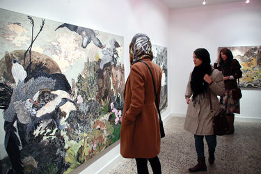 نمایشگاه نقاشی الهام نفیسی در گالری هما