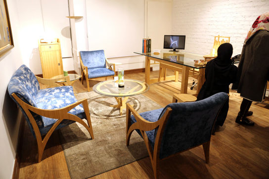 افتتاحیه نمایشگاه بیژن شافعی در گالری زمان هنر