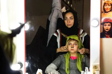 پشت صحنه فیلم سینمایی "آهوی پیشونی سفید"