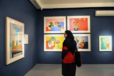 نمایشگاه آثار پروانه اعتمادی در گالری طراحان آزاد