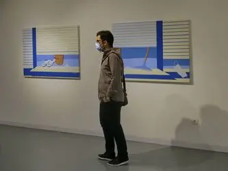 مهدی حسینی در گالری هور