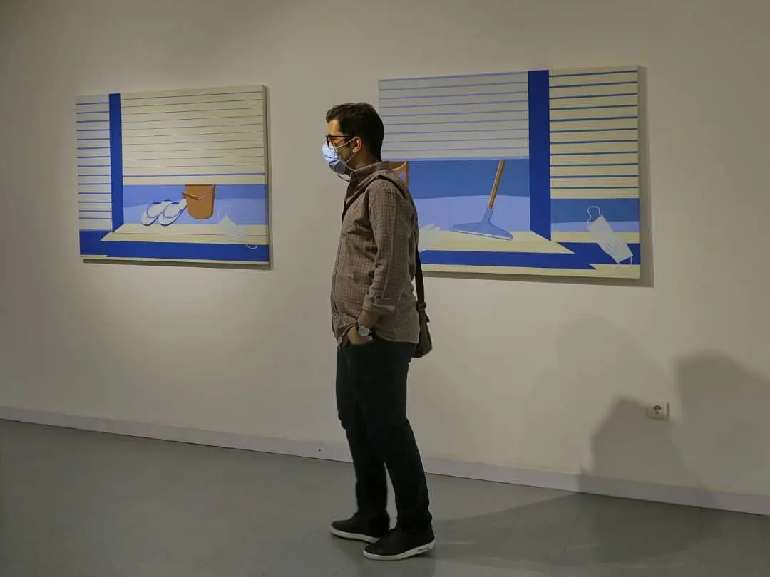 مهدی حسینی در گالری هور