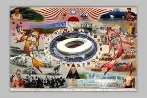 Tokyo Olympics carpet woven by artists from Iran’s northwestern city of Tabriz