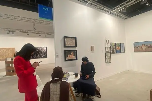 ATHR گالری اثر جده با ۹ هنرمند در آرت ابوظبی 2023 | عکس ها
