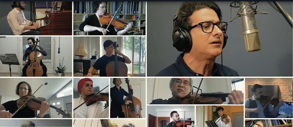 Tehran orchestra, world-renowned musicians team up to remake “Morghe Sahar”  