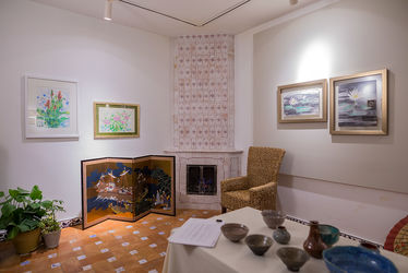 نمایشگاه آثار نقاشی و سرامیک چیبا میاماتو در خانه سرامیک فرزانه