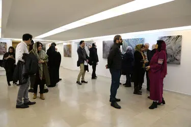 افتتاحیه نمایشگاه نقاشی خط حامده مشیتی در گالری والی
